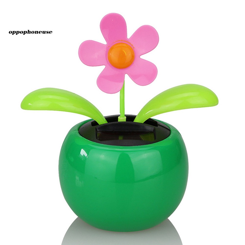 Chậu hoa nhảy múa trang trí xe hơi sử dụng năng lượng mặt trời