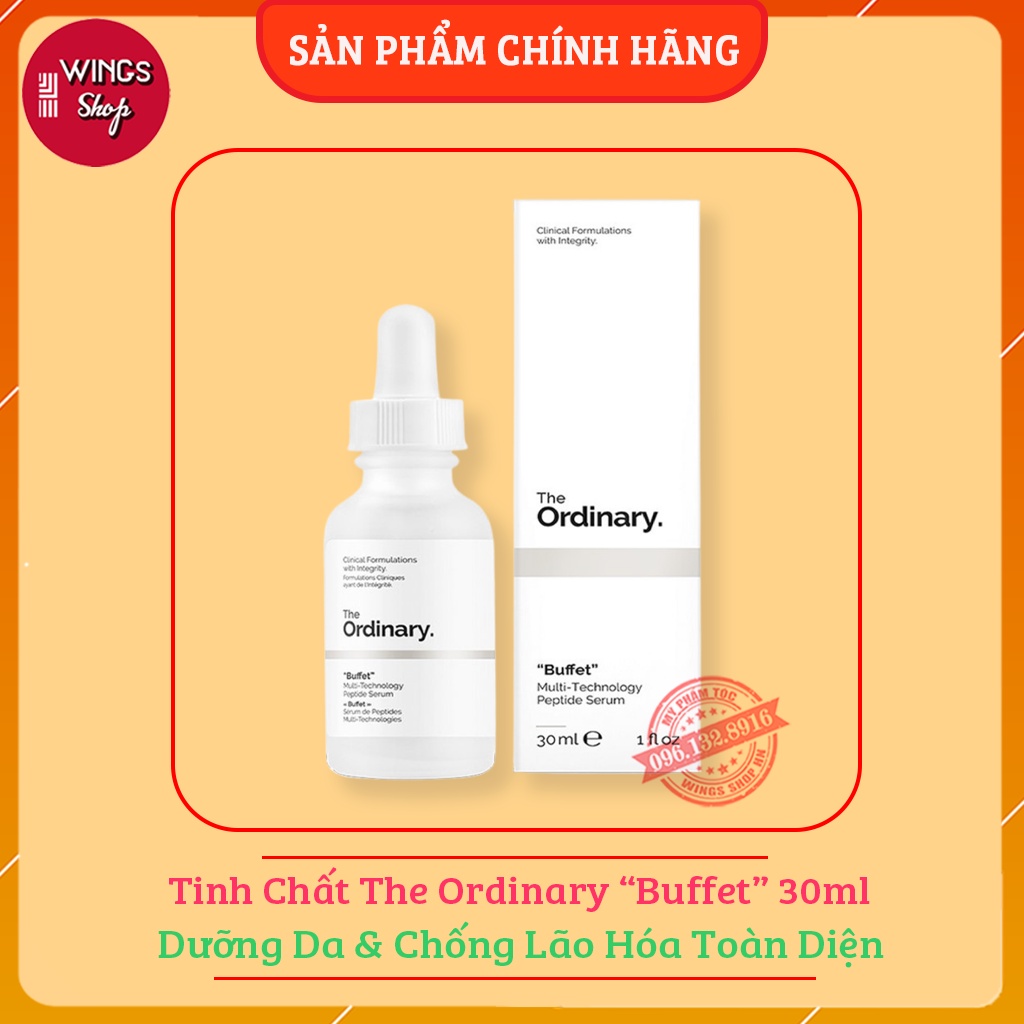 Tinh Chất Dưỡng Da Chống Lão Hóa Toàn Diện The Ordinary “Buffet” 30ml | Wings Shop
