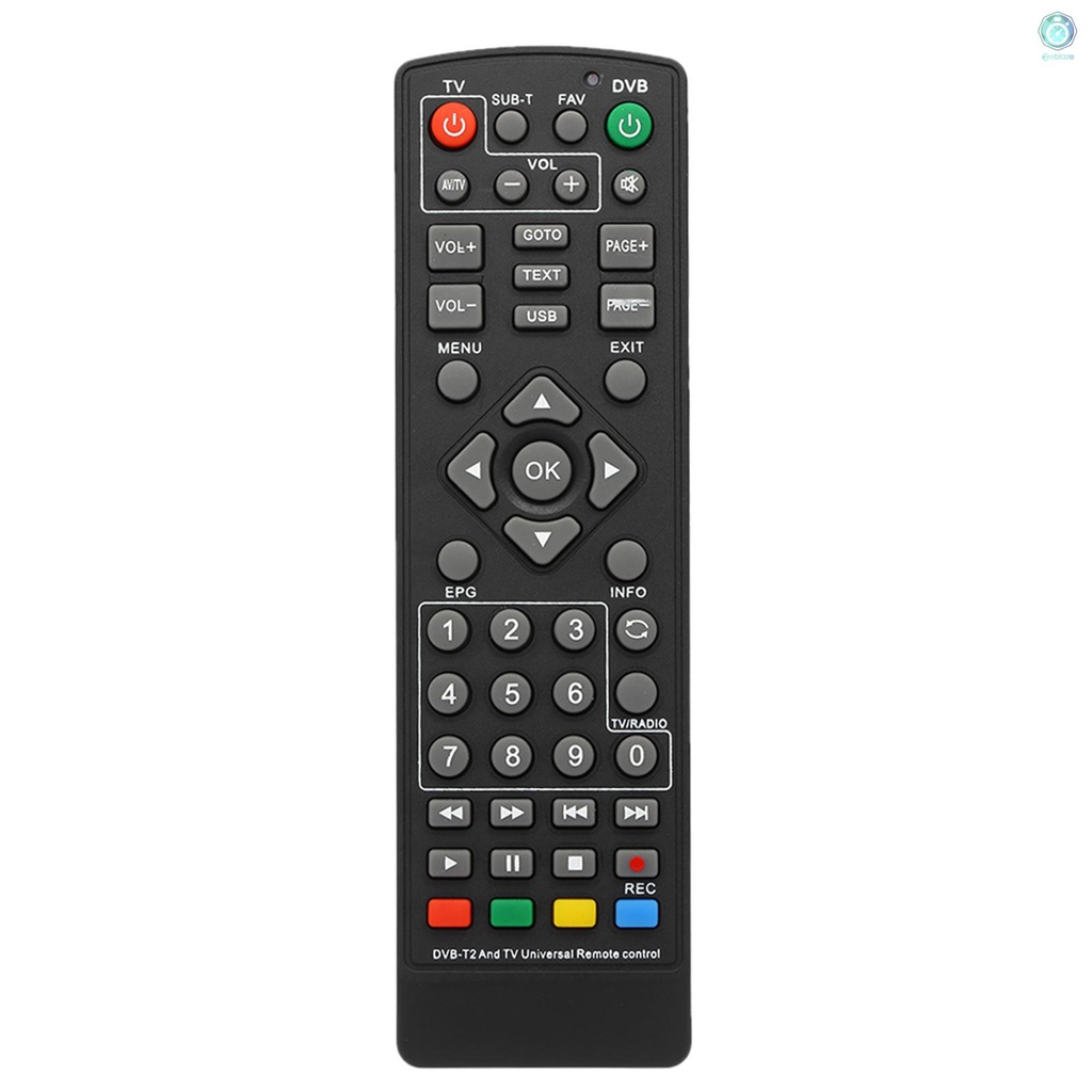 Điều Khiển Từ Xa X3C Dvb-T2 Cho Tv Box Hdtv Smart Đen