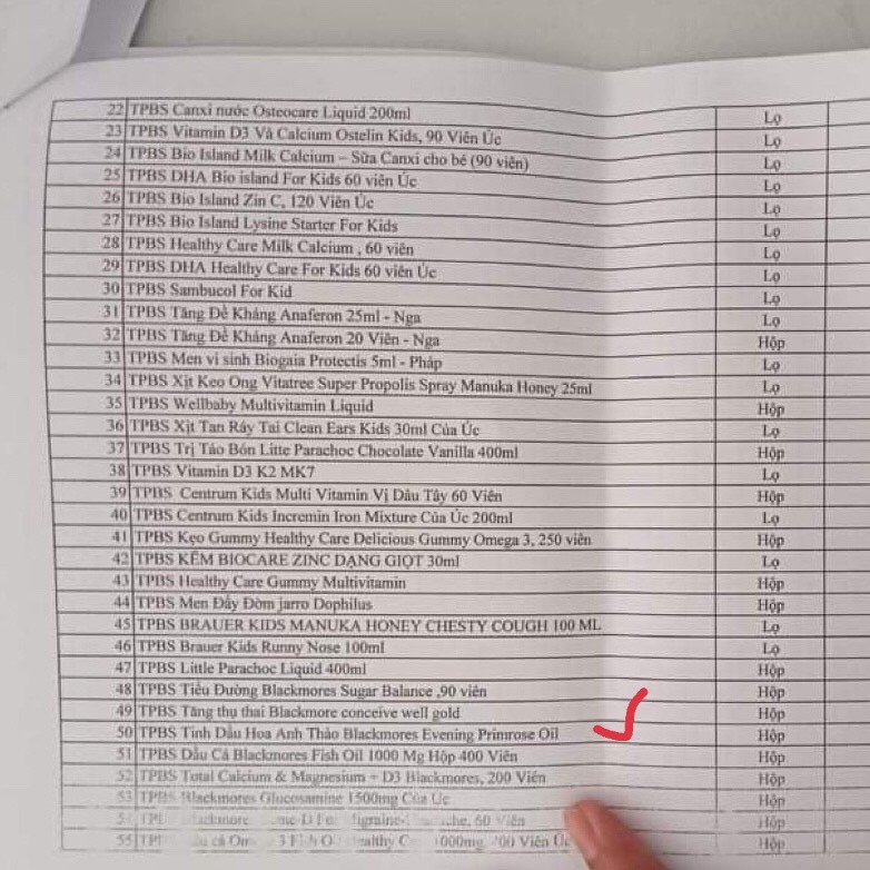 Tinh dầu hoa anh thảo Blackmores 190 viên của ÚC ( Mẫu mới) | Thế Giới Skin Care