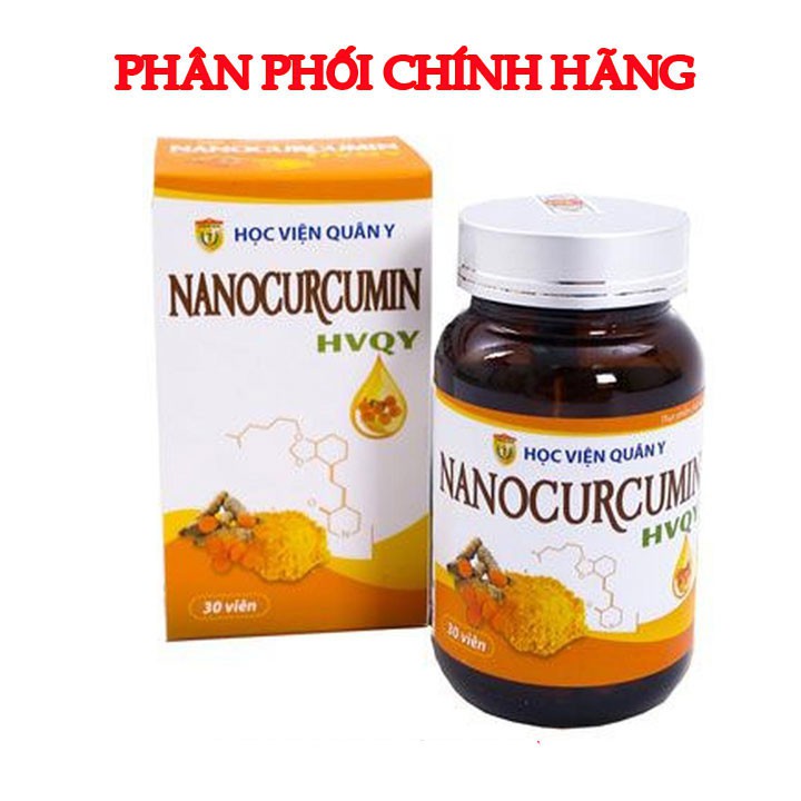 Nano Curcumin Học viện Quân Y Tinh chất nghệ giảm đau dạ dày trào ngược PH