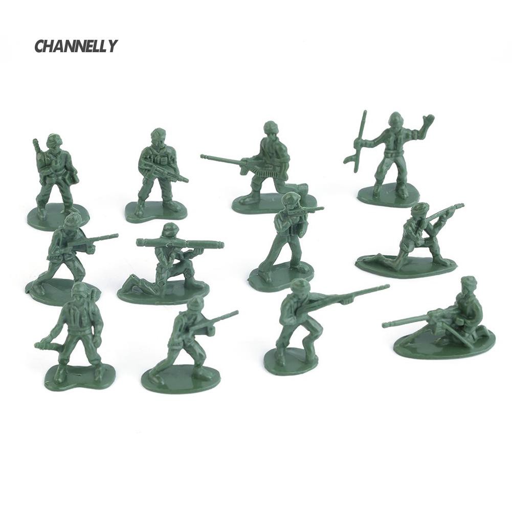 Bộ 100 mô hình người lính nhựa đồ chơi cho bé