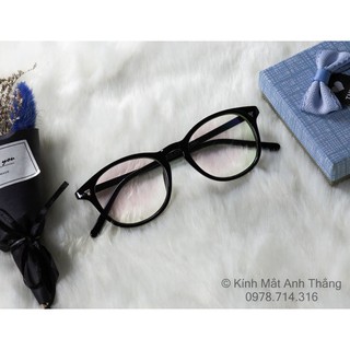 Gọng kính tròn cận mắt mèo thời trang B029 chất liệu nhựa cao cấp,kiểu dáng dễ đeo