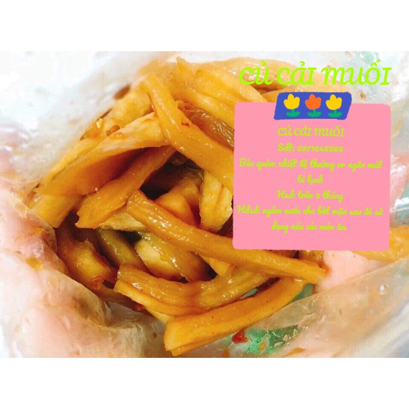 CỦ CẢI MUỐI ĐẦM HÀ