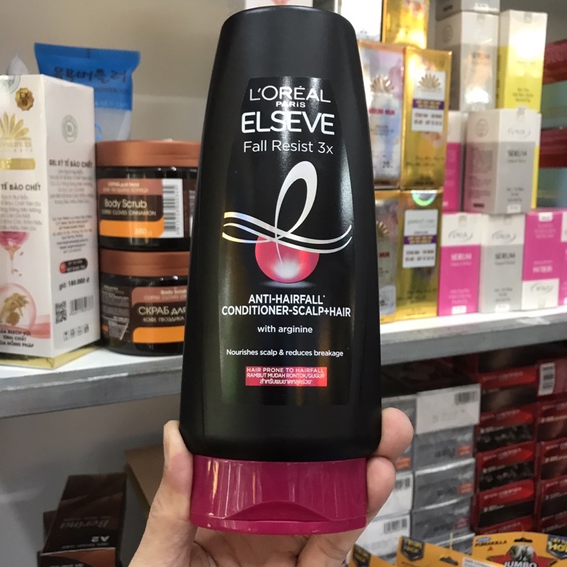 Dầu Xả L'Oréal Paris Elseve Fall Resist 3x Anti-Hairfall Giảm Gãy Rụng 325ml