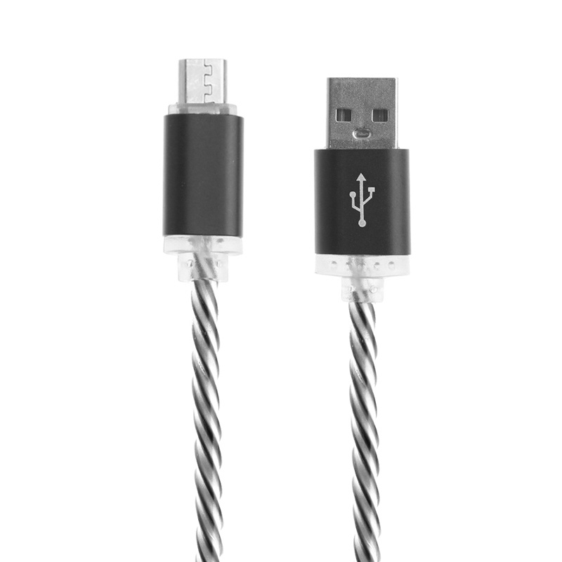 Dây Cáp Sạc Micro USB Có Đèn LED Cho Điện Thoại Samsung S7 S6 LG G4 G3 Android