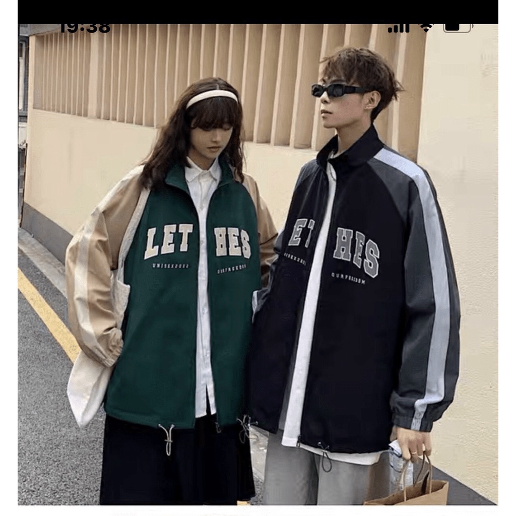 Áo khoác dù 2 lớp dài rộng y hình thời trang y hình LETHES siêu đẹp dành cho các bạn trẻ KME FASHION