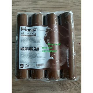 [Giá Tốt] Đất sét điêu khắc Mango, đất sáp nặn (Bịch 2kg)