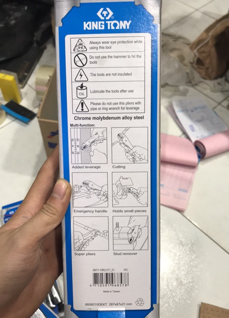 Kiềm bấm chết KINGTONY 10"