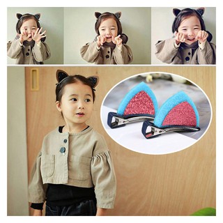 Kẹp Tóc Hình Tai Mèo Đáng Yêu Cho Bé Gái