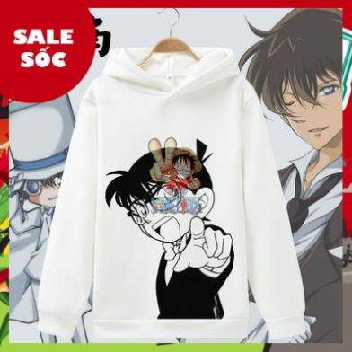 (SALE SỐC) Áo Hoodie Thám Tử Lừng Danh Conan!!