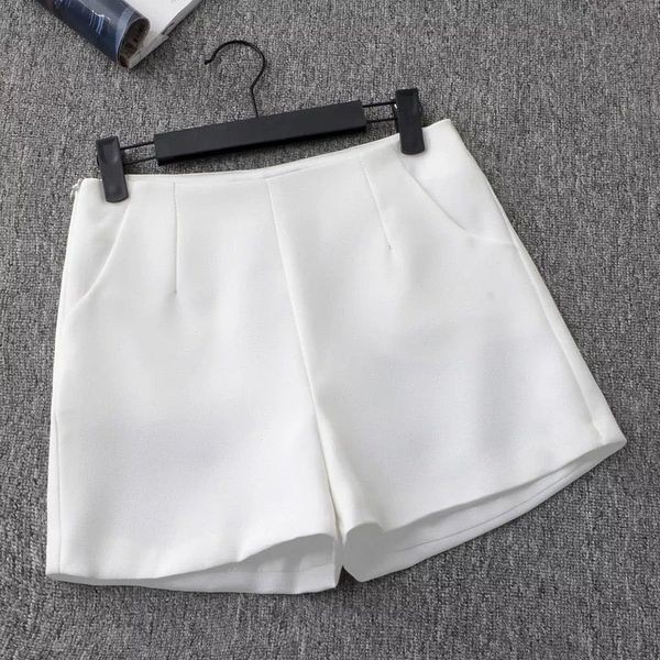 Quần Short Lưng Cao, Quần Sooc Nữ Ngắn Cạp Cao Kiểu Trơn Khoá Kéo Sau [màu TRẮNG] | BigBuy360 - bigbuy360.vn