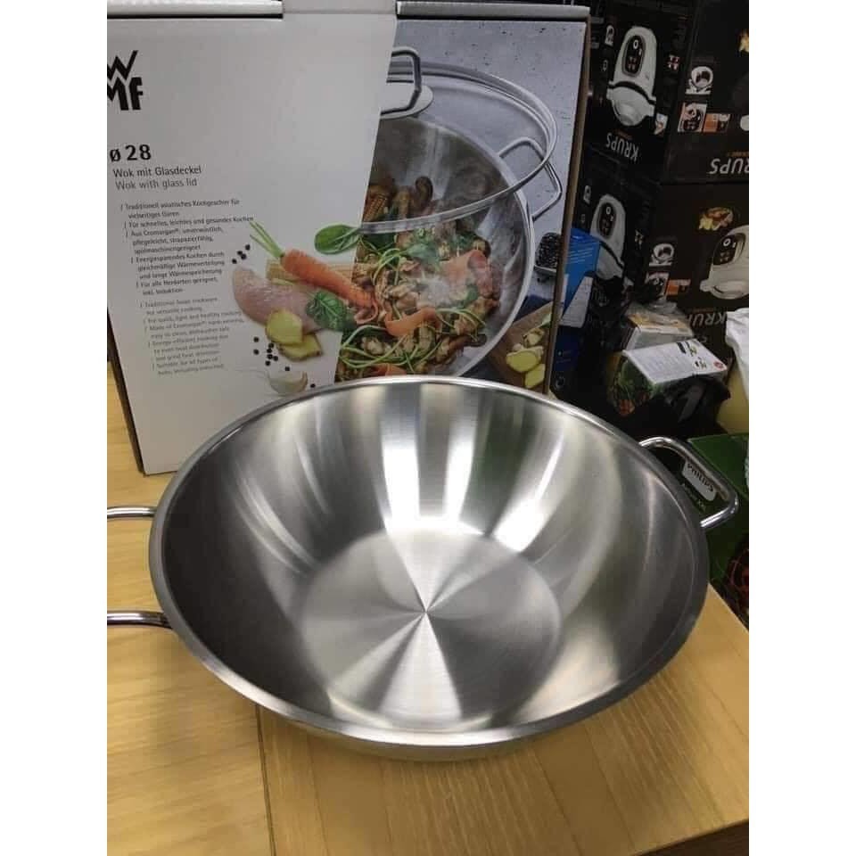 Chảo WMF Wok Party 28 cm, chiên, xào, nấu, thực phẩm dễ dàng, chính hãng, Gia Dụng Mộc Dương