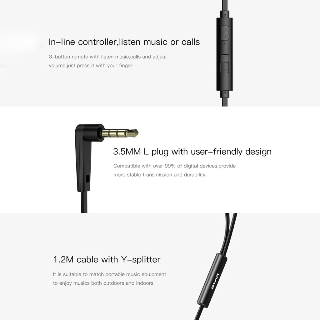 Tai Nghe Có Dây Ms Z1 Jack Cắm 3.5mm Cho Điện Thoại | BigBuy360 - bigbuy360.vn