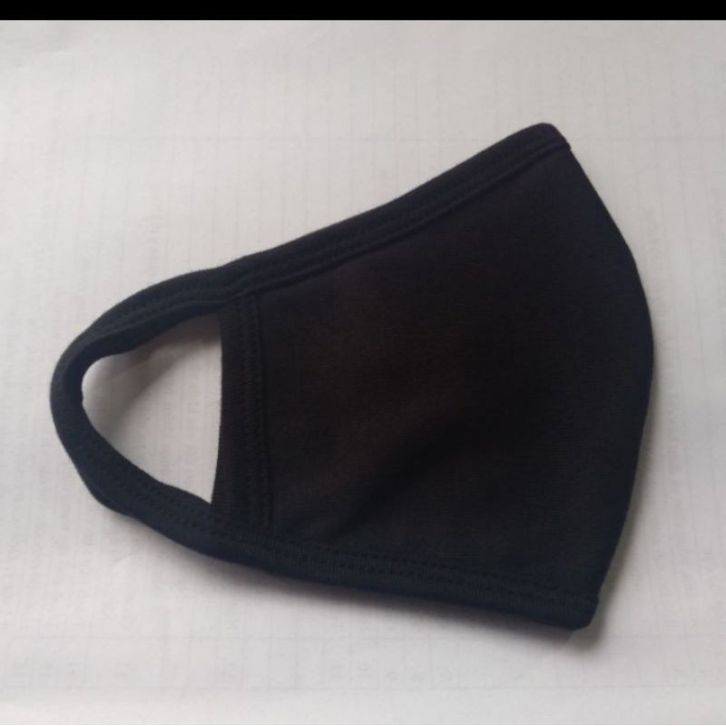 Khẩu trang vải 2 lớp 100% cotton. Tái sử dụng nhiều lần ( Màu đen, trắng, xám, xám đen, đỏ) | BigBuy360 - bigbuy360.vn