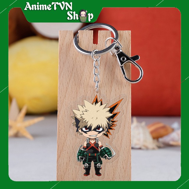 Móc khoá Mica anime My Hero Academia Treo nhân vật (Boku no Hero) - Nhựa Cứng Acrylic In 2 mặt sắc nét ( ảnh thật )