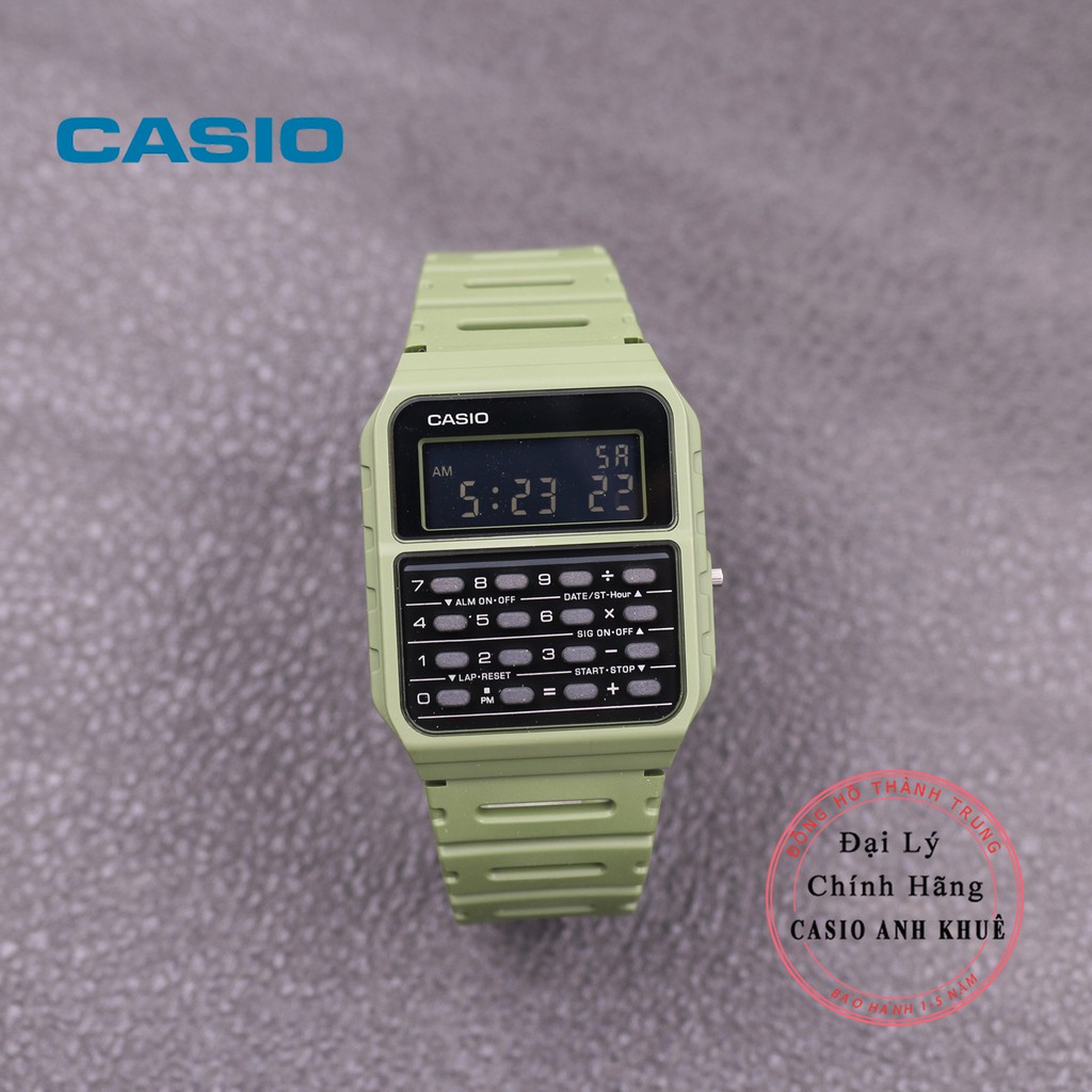 Đồng hồ nam điện tử Casio CA-53WF-3BDF dây nhựa