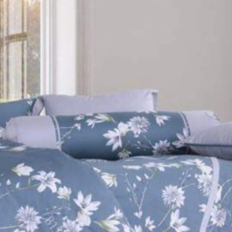 Vỏ gối ôm 100% cotton thương hiệu Hanvico - dòng Bluesky cao cấp - Kích thước 80x100cm