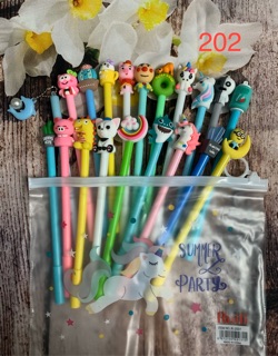 Set 10 giấy note, 20 bút mực, 5 quạt