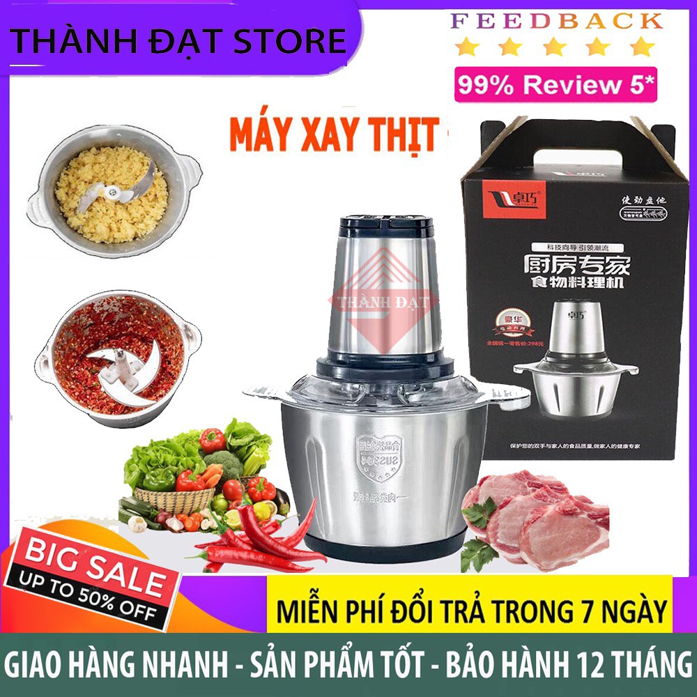 Máy Xay Thịt Đa Năng Của Nhật Kinosun Chất Liệu Inox, Công Suất Mạnh Xay Gì Cũng Được