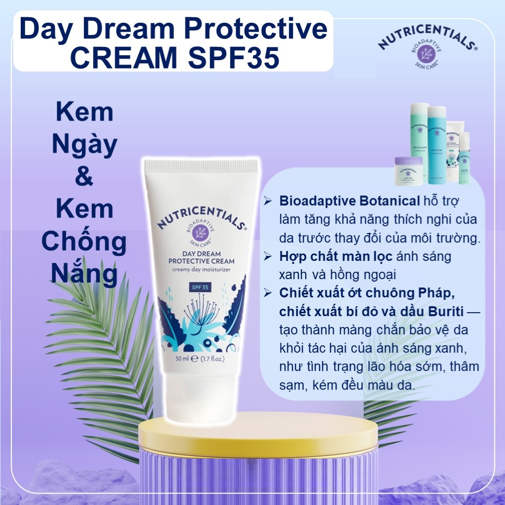 Kem Dưỡng Chống Nắng Ban Ngày Nuskin Day Dream Protective Cream SPF 35 50ml Cho Da Thường Da Khô Da Nhạy Cảm
