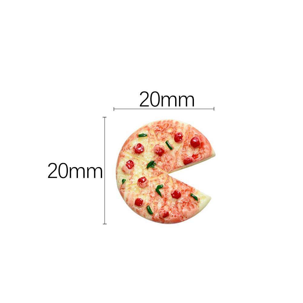 Mô Hình Đĩa Bánh Pizza Mini Bằng Sắt Độc Đáo Trang Trí Nhà Búp Bê