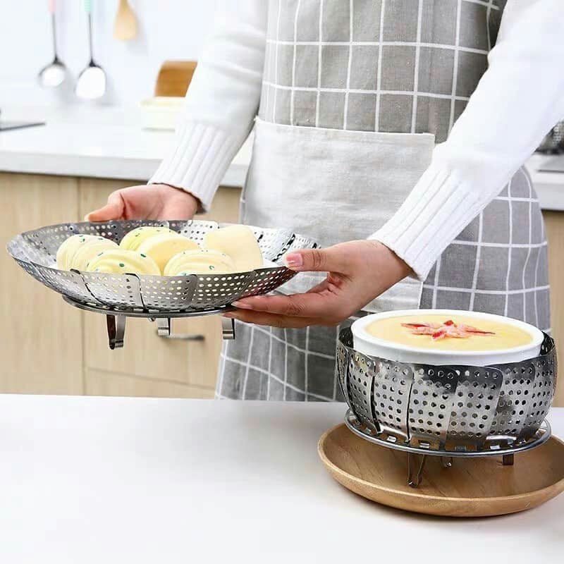 Vỉ hấp cách thuỷ gấp gọn