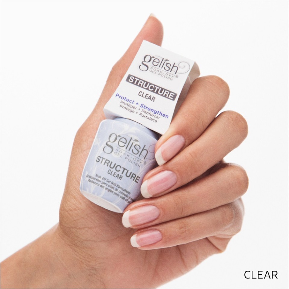 Cứng móng-Đắp Gel Structure Clear Gelish của Mỹ