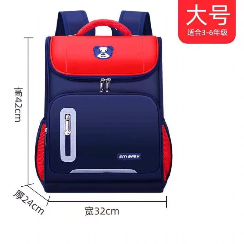 Balo học sinh tiểu học chống gù dạ quang chính hãng nhiều màu cho bé trai và bé gái size 40cm-Balo trẻ em T366