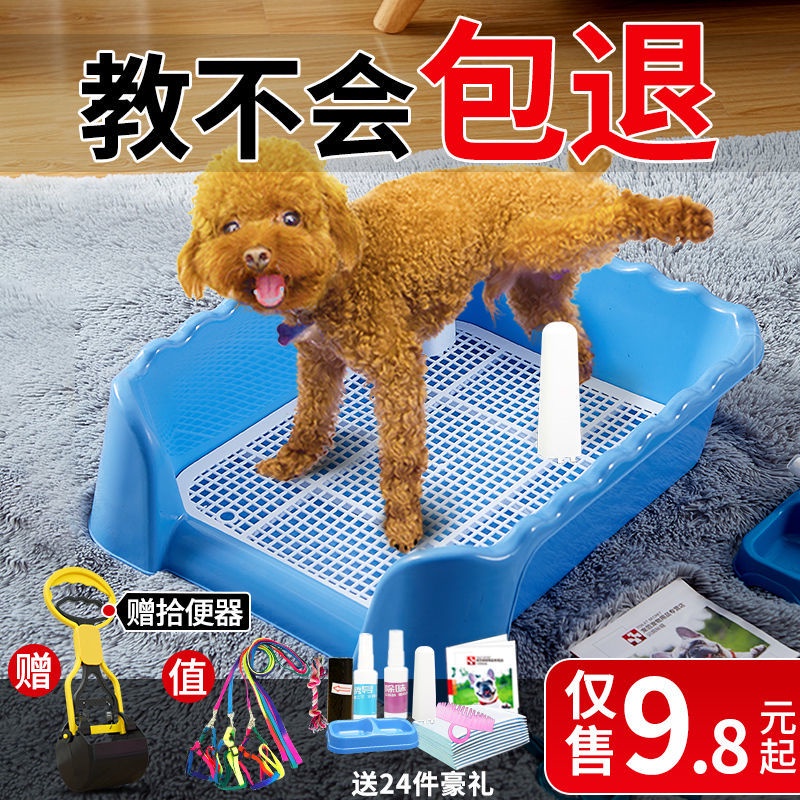 [Dạy sẽ không hoàn lại tiền] Đi vệ sinh cho chó cưng Con chó nhỏ Con chó lớn Con chó lớn Đồ dùng bô tiểu Teddy