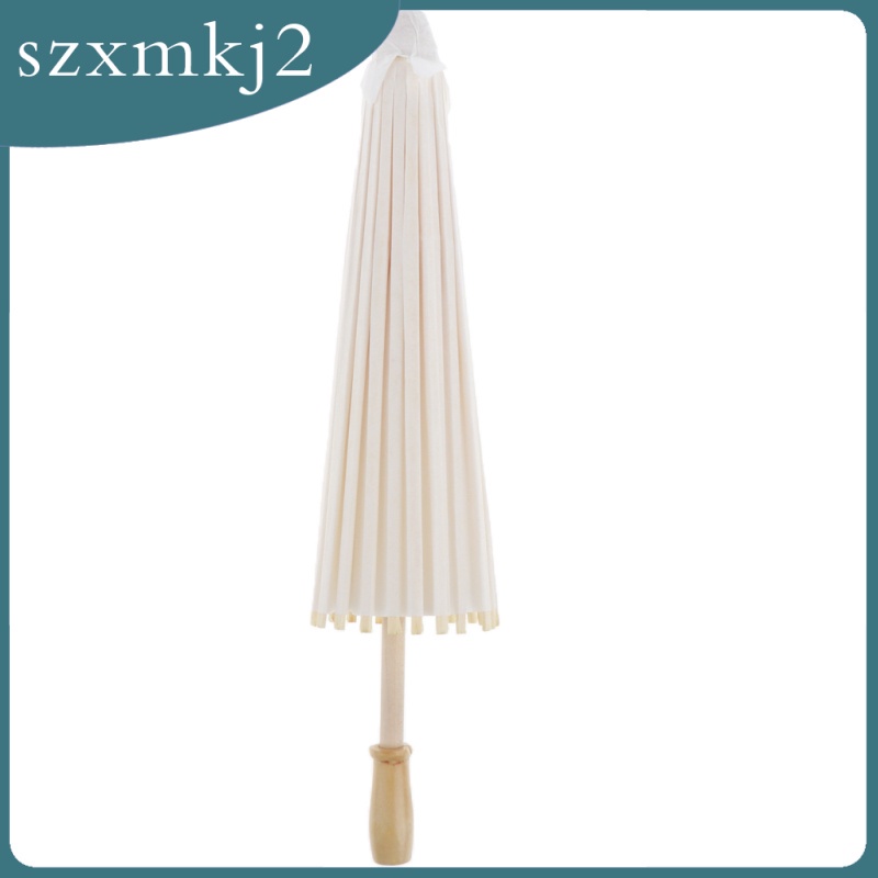 [szxmkj2] Dù Giấy Sơn Dầu Mini 1 / 3 BJD Chưa Sơn Trang Trí Nghệ Thuật DIY