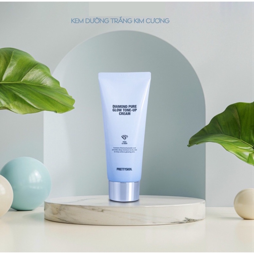 Kem Dưỡng Trắng Nâng Tone Face & Body Pretty Skin Kim Cương 100ml