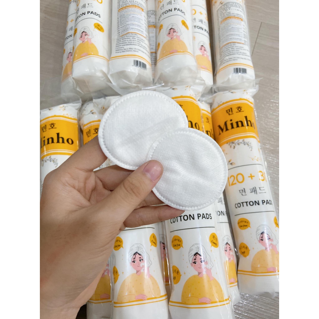 Bông tẩy trang MIHO hàn quốc 150 miếng tròn
