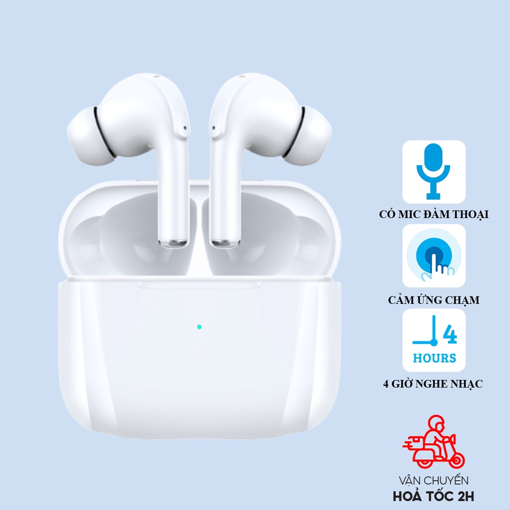 Tai nghe bluetooth không dây Hoco hỗ trợ định vị, đổi tên, đàm thoại, cảm ứng chạm, nghe nhạc 3-4h liên tục