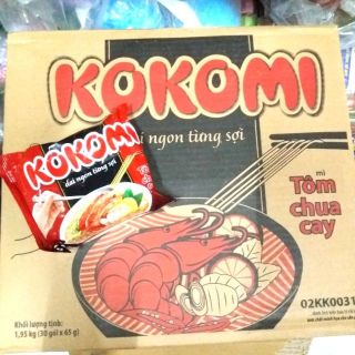 Mì tôm chua cay kokomi 30 gói * 65g. HSD ; ít nhất còn 5 tháng