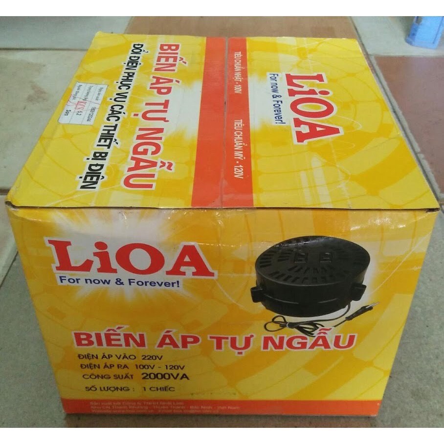 Biến áp lioa🚚FREESHIP🚚GIAO TRONG NGÀY🚚Biến áp lioa 2000VA đổi nguồn 220v sang 100v, Biến áp tự ngẫu 2000va DN020