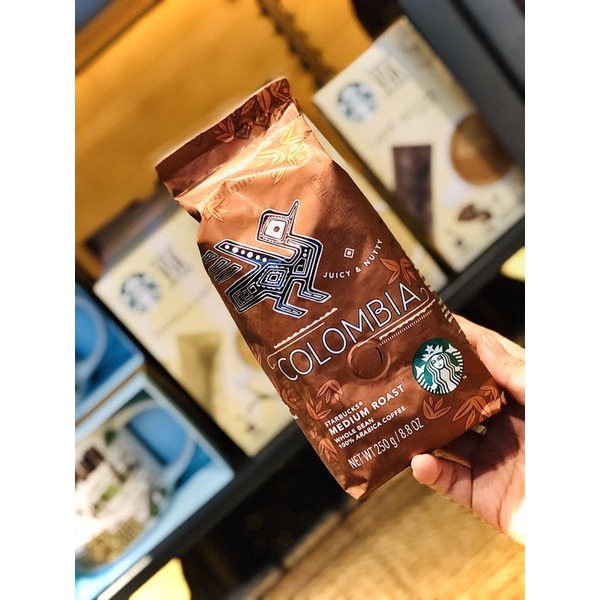 Cà phê hạt Starbucks Colombia 250G [100% arabica] | BigBuy360 - bigbuy360.vn