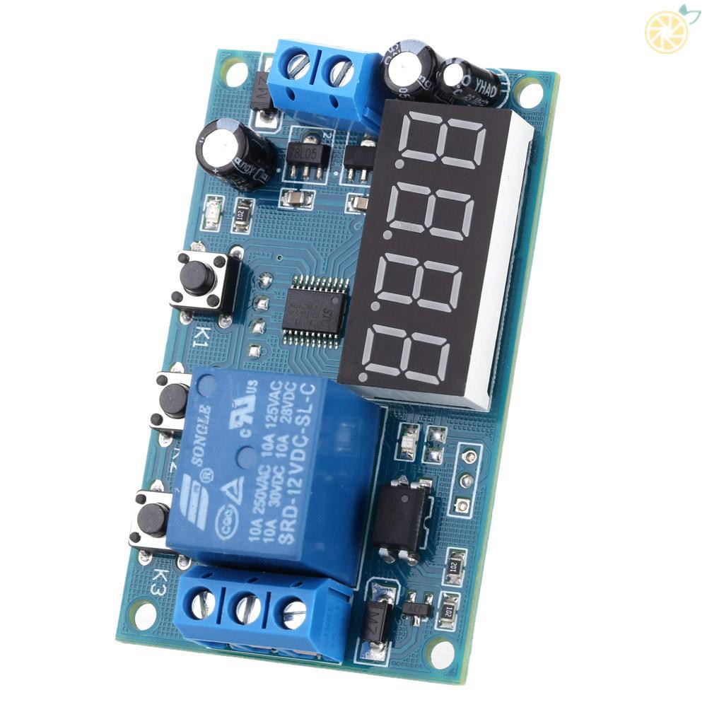 micc-Multifunction Delay Time Module Switch Control Relay Cycle Timer DC 12V