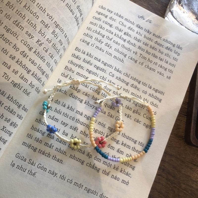 Set vòng tay hoa daisy