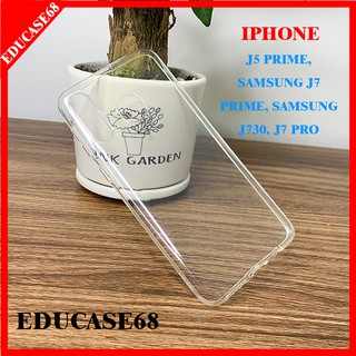 ỐP DẺO TRONG SUỐT SAMSUNG J5 PRIME, J7 PRIME, J7 PRO, J730 ốp silicon trong suốt, ốp chống chống bẩn, educase68