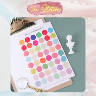 Sticker tròn đa năng để dán, trang trí