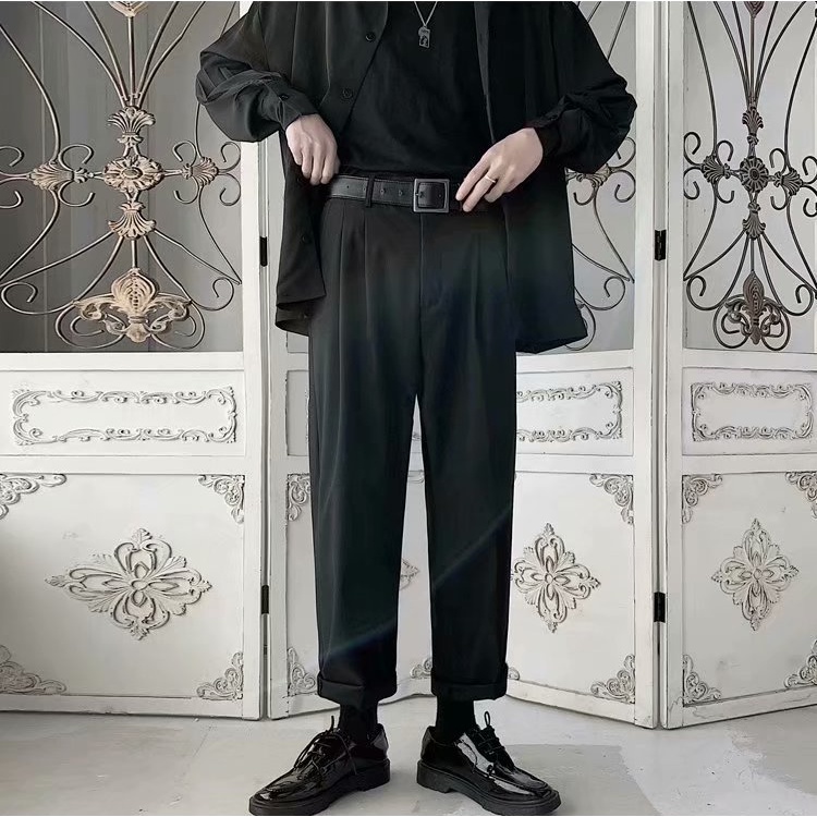 Quần Tây Nam Ống Rộng Phong Cách Hàn Quốc Mới