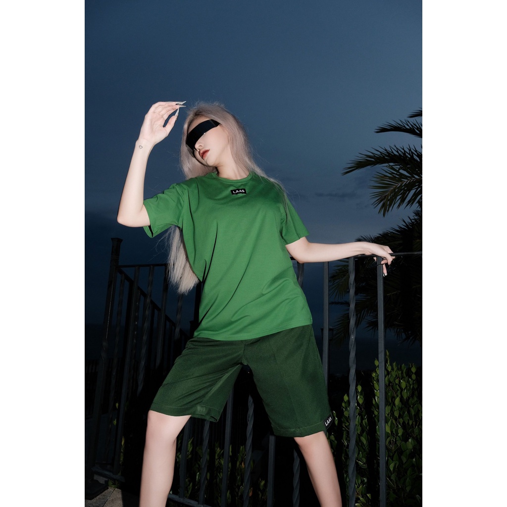 QUẦN SHORT LOGO FABRIC XANH LÁ