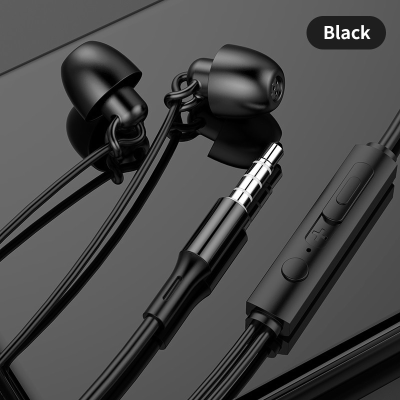 In-Ear Sleep Headphones/Noise Reduction/Anti-Noise Sound Insulation Wire Control Headset Wired Headset