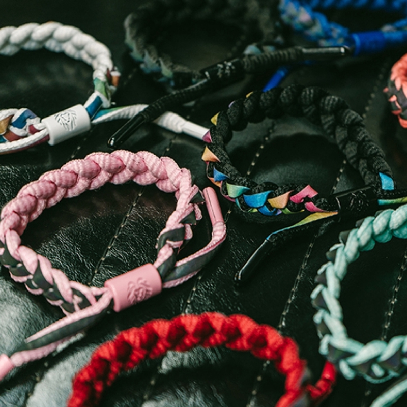 Vòng tay thời trang kiểu thắt dây paracord nhiều màu sắc phản quang cực cá tính | BigBuy360 - bigbuy360.vn