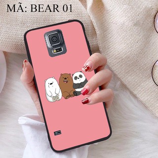 Ốp lưng Samsung S5 viền dẻo TPU BST Gia Đình Nhà Gấu