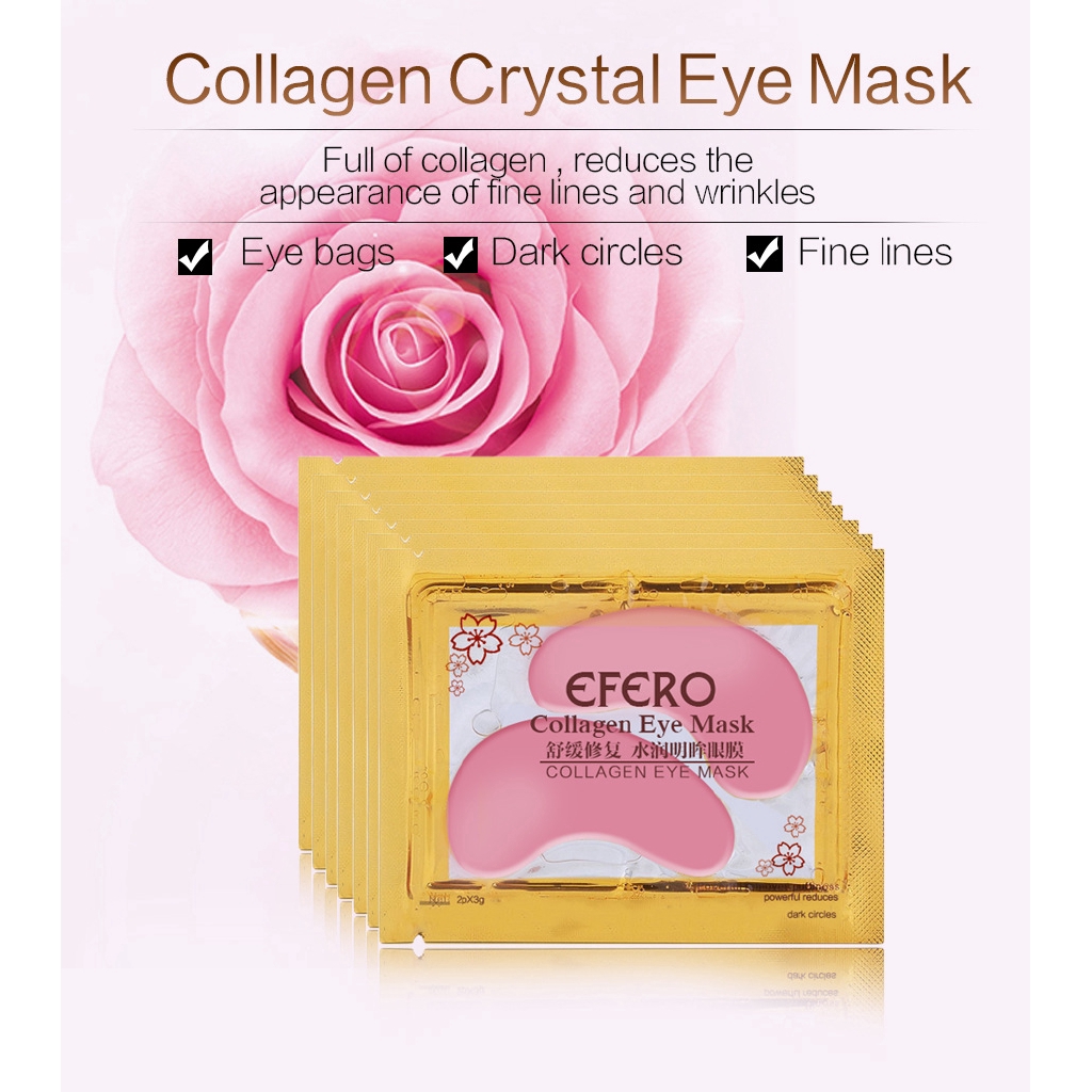 efero collagen gold eye mask firming and soothing