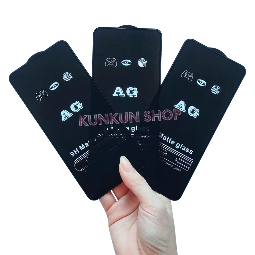[AG Chống vân tay] Kính Cường Lực Redmi K20/K30/K30PRO/K40/K40 PRO 5G - Full màn -Nhám chống mồ hôi tay - Vuốt siêu mượt