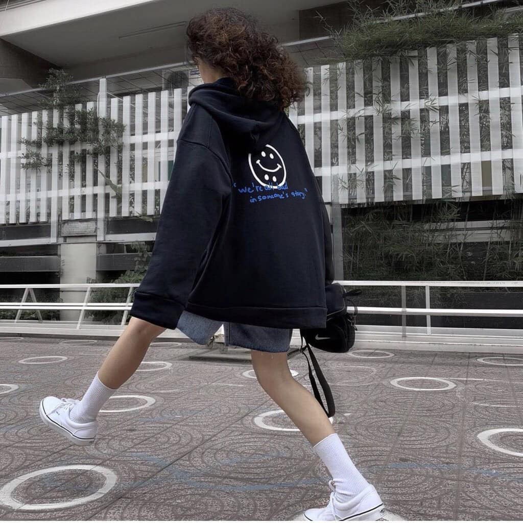 [RE VO DICH] Áo Khoác Nỉ Mặt Cười, Hoodie khoá dây kéo Nhiều Màu | BigBuy360 - bigbuy360.vn