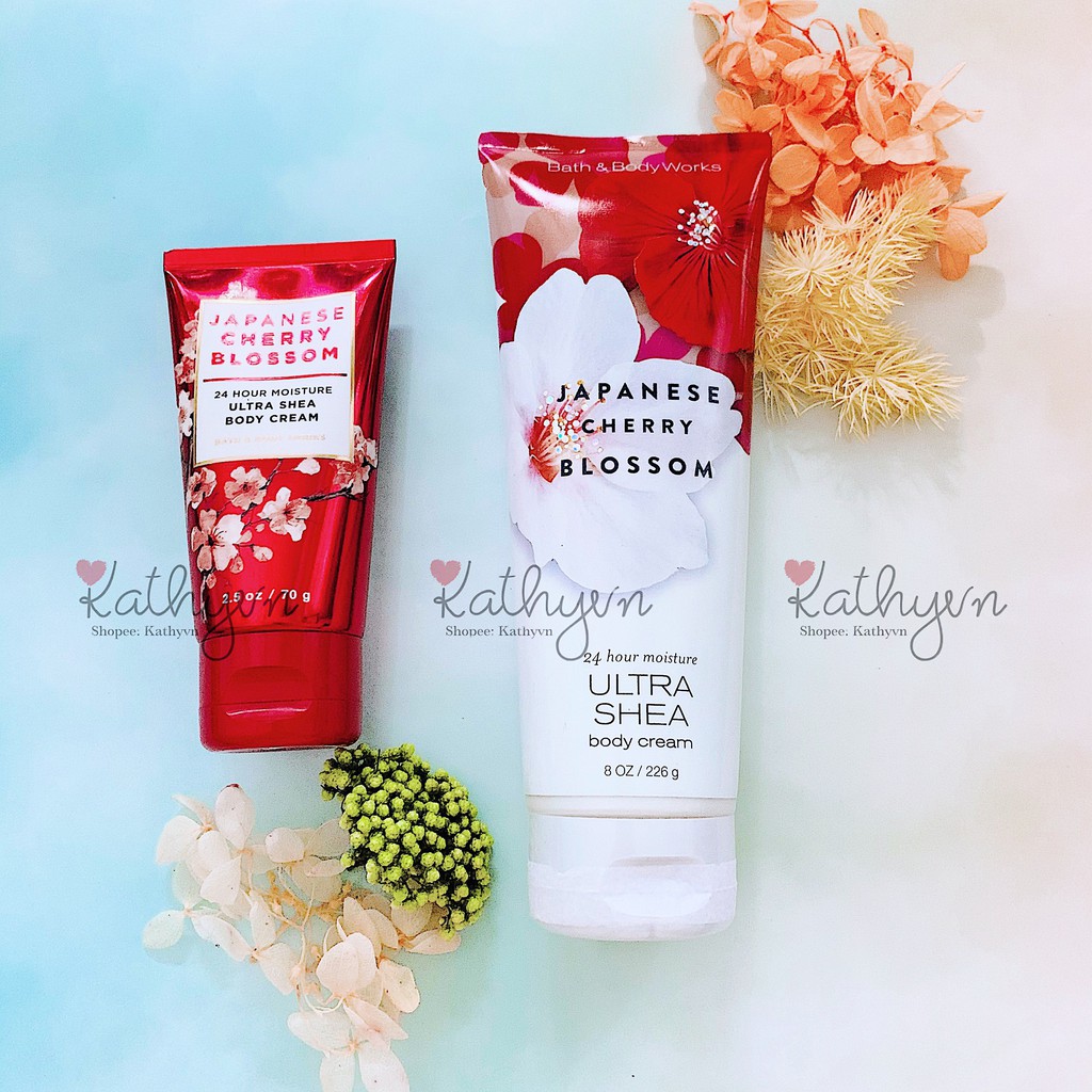 Dưỡng thể nước hoa BATH & BODY WORKS JAPANESE CHERRY BLOSSOM BODY LOTION